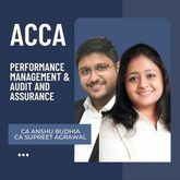 ACCA Performance Management & Audit and Assurance By CA Anshu Budhia & CA Supreet Agrawal
